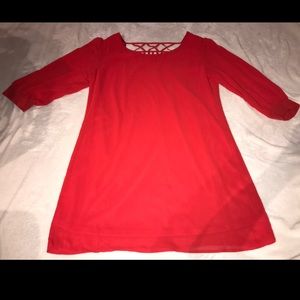 Red dress